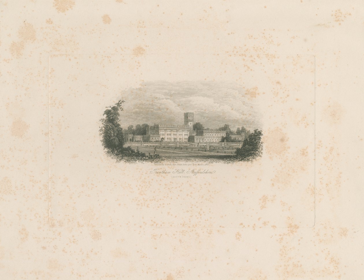 Trentham Hall von Unbekannt