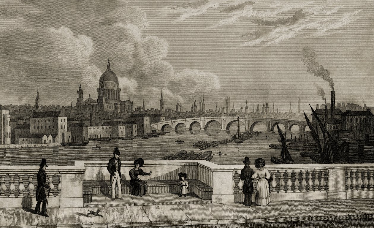 Ansicht des historischen Londons von Unbekannt