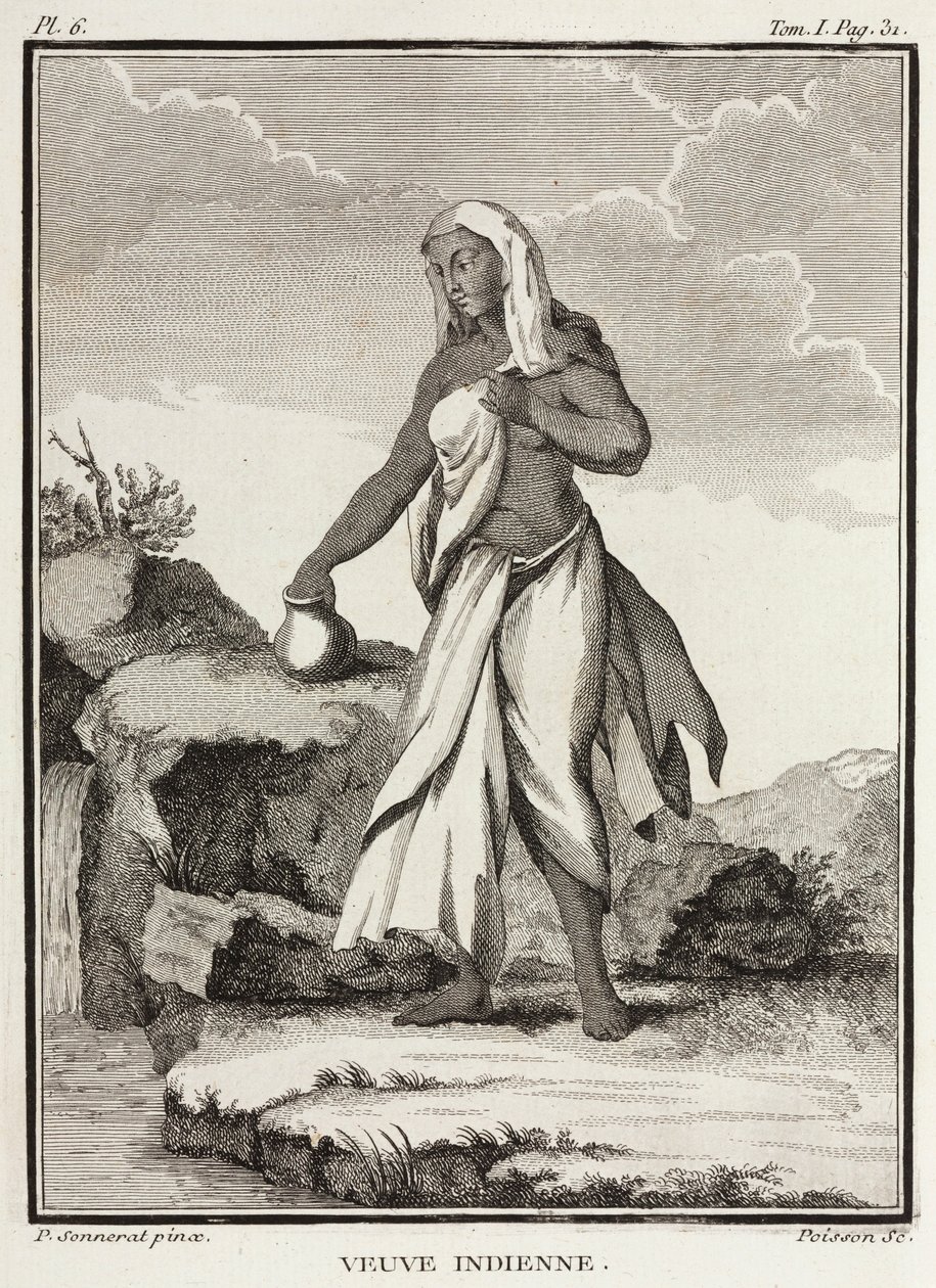 Witwe, Indien von Unbekannt