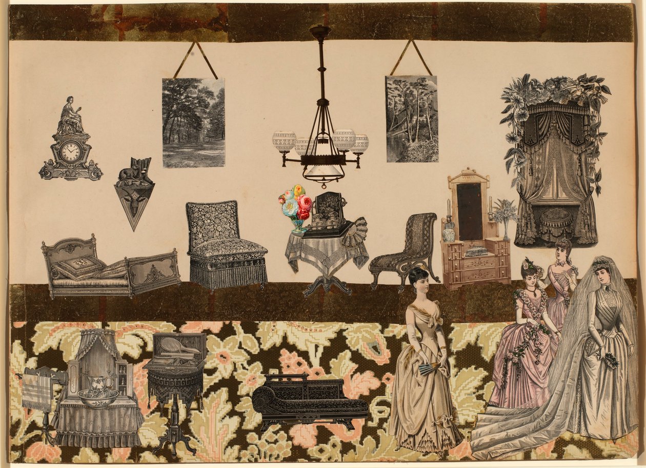 Ohne Titel (Viktorianische Collage) von Unidentified