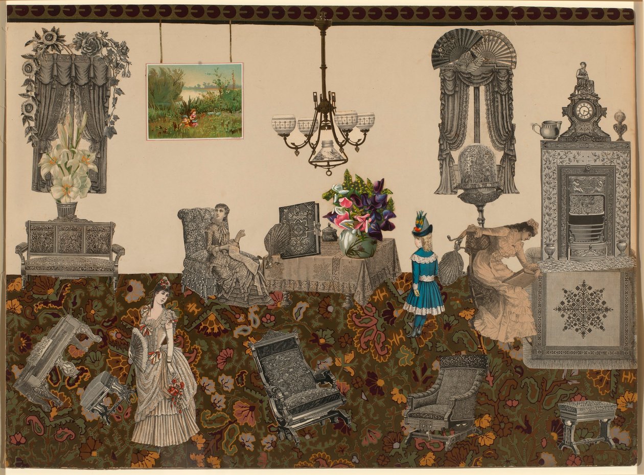 Ohne Titel (Viktorianische Collage) von Unidentified