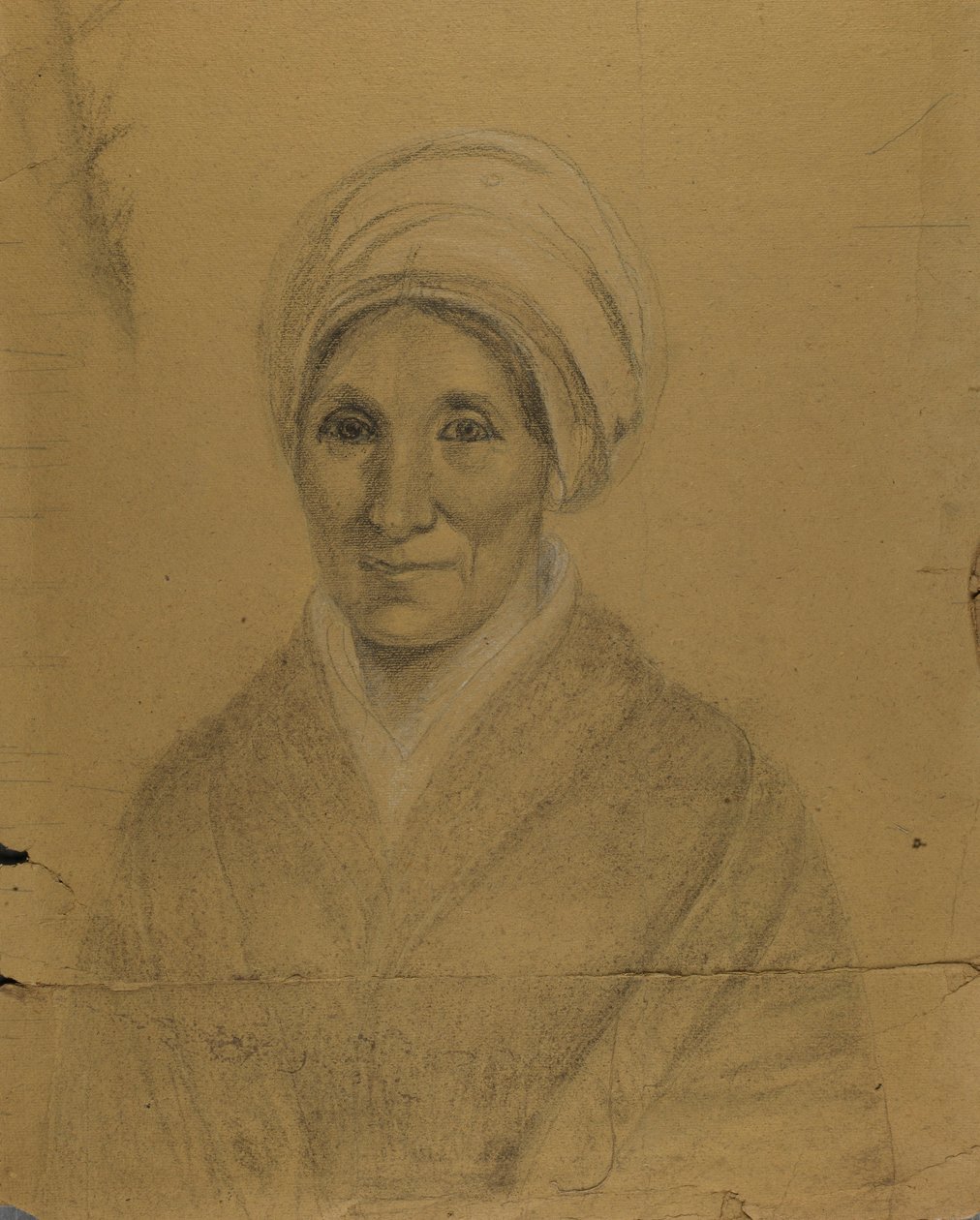 Frau mit Turban von Unidentified