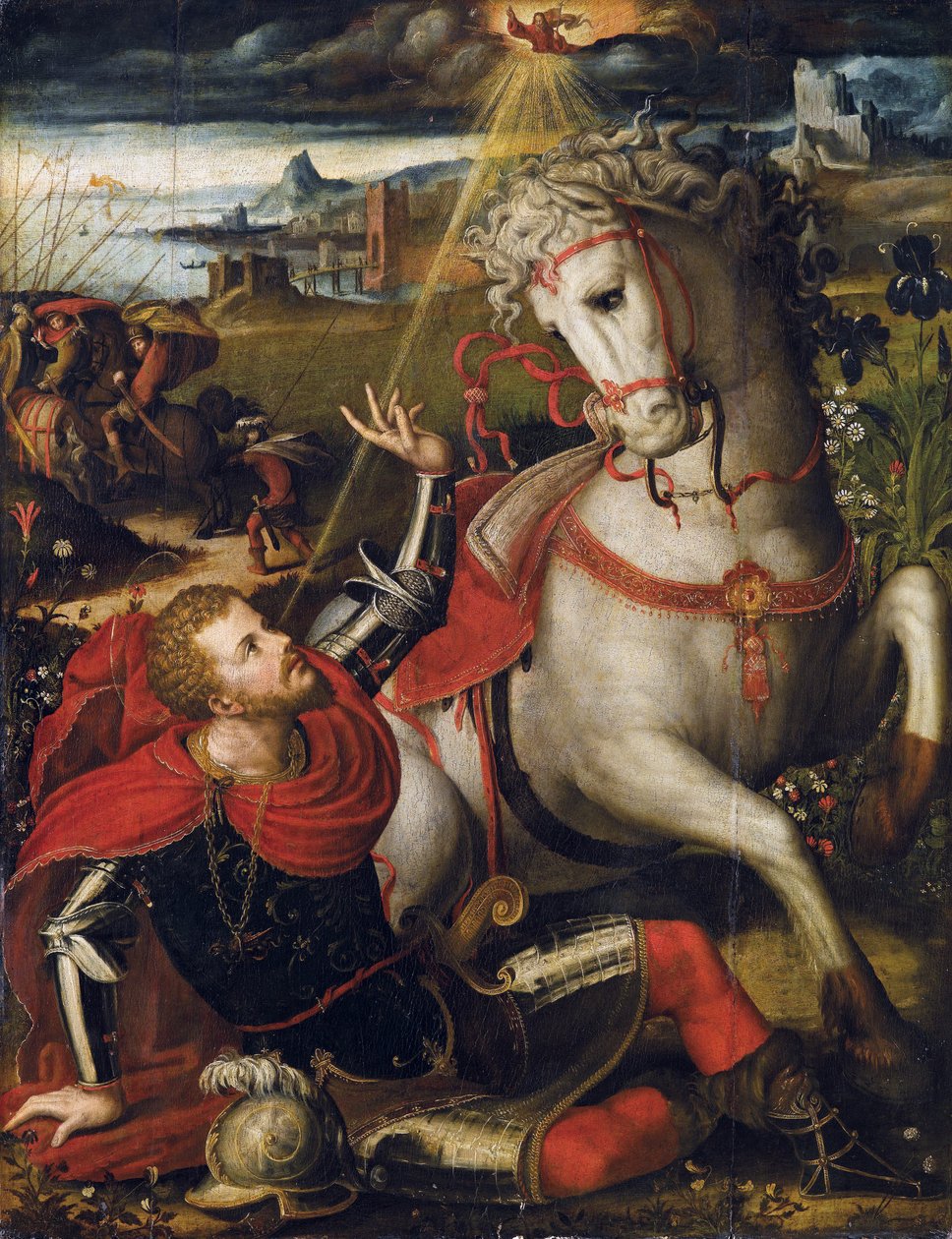 Die Bekehrung des Heiligen Paulus von Unknown