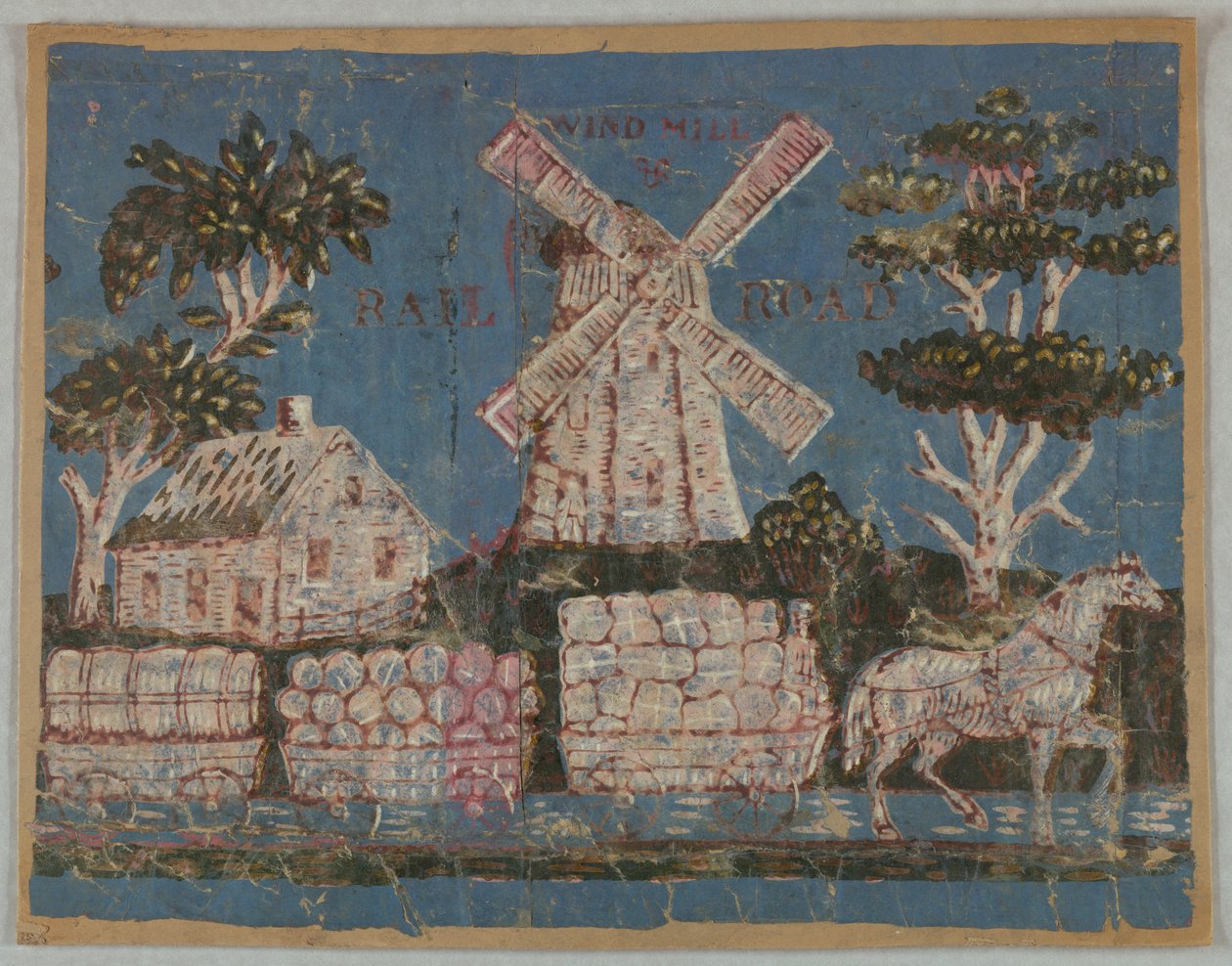 Bandbox Fragment (USA) von Unknown