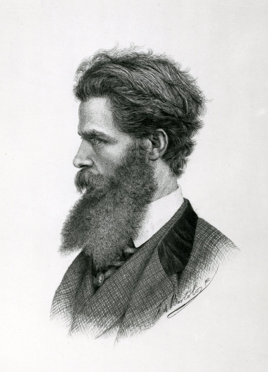 Porträt von Giulio Monteverde (1837-1917) von Unbekannt Unbekannt