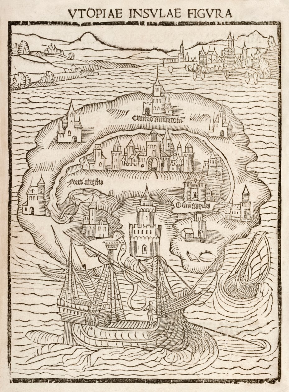 Utopiae Insulae Figura von Unknown