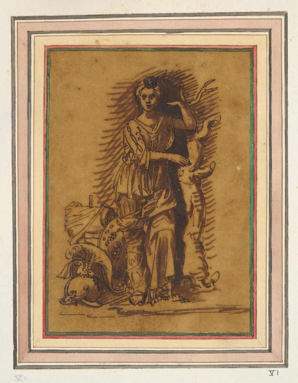 Allegorische Frauenfigur von Unknown