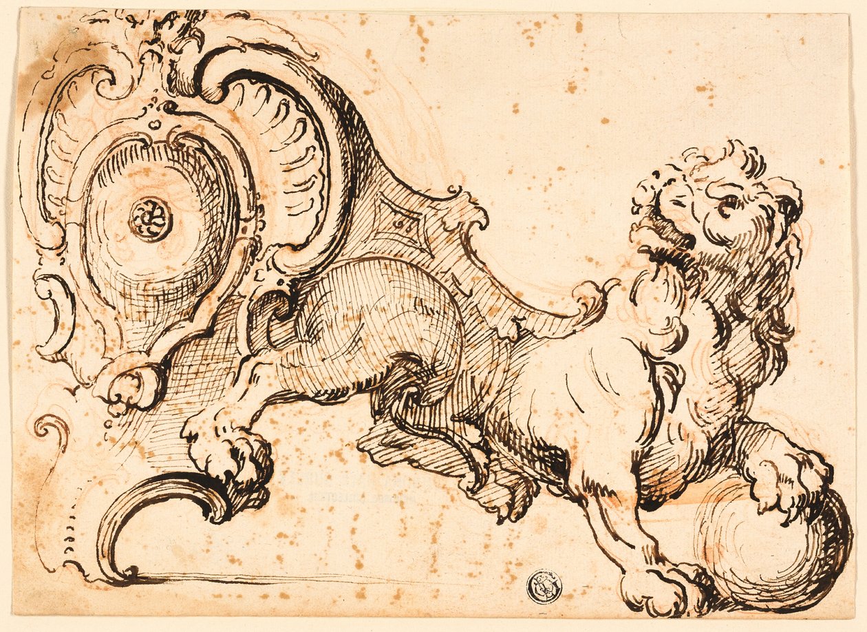 Entwurf für einen Andiron von Unknown