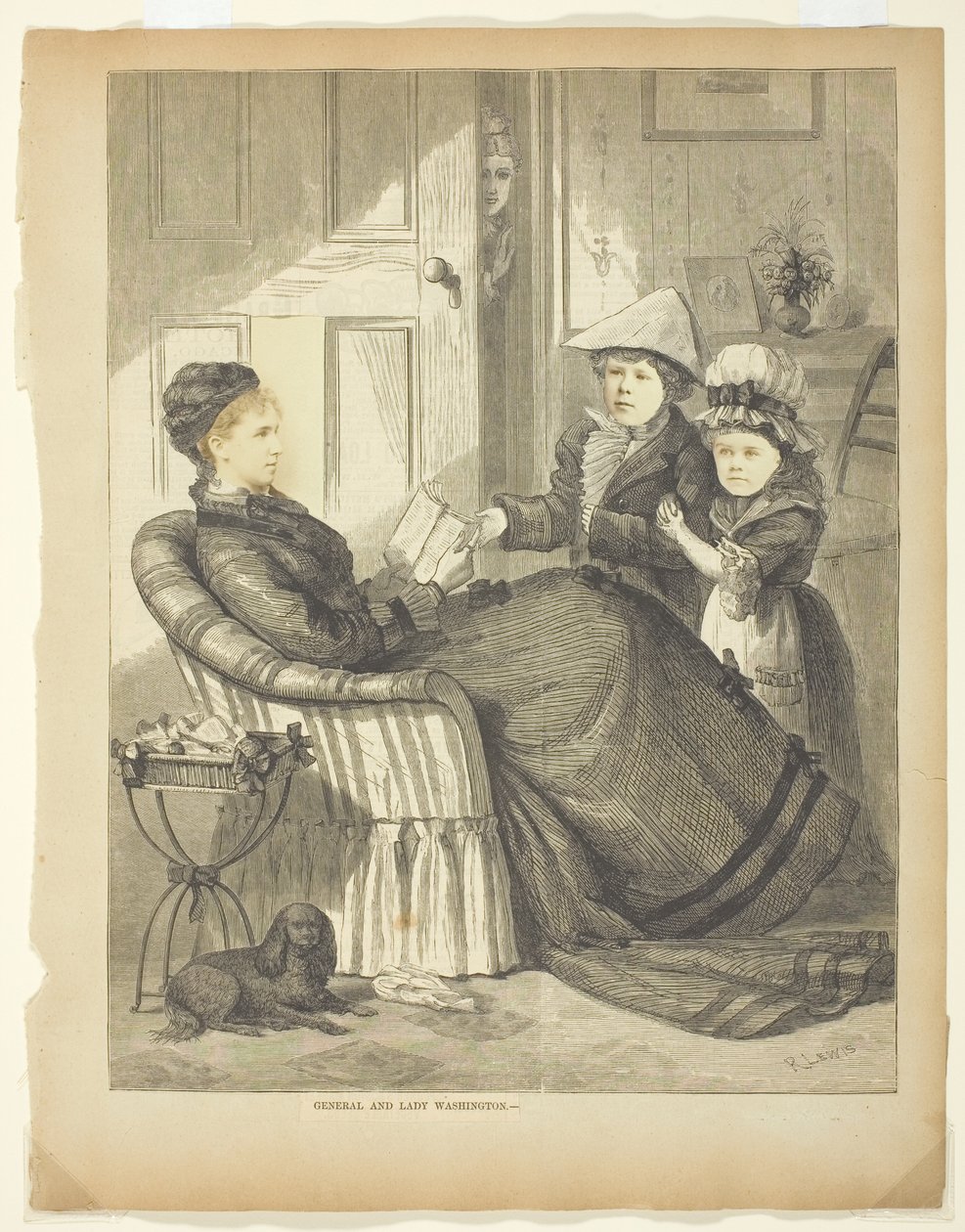 General und Mrs. George Washington von Unknown