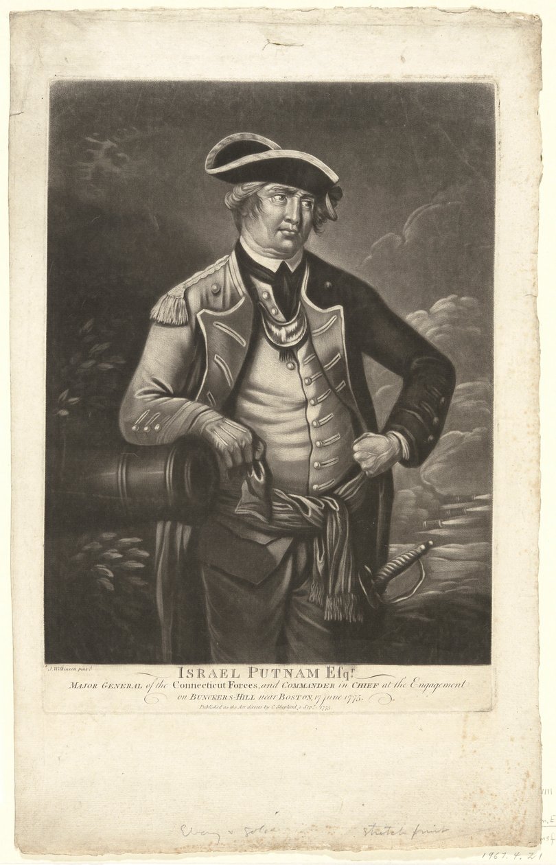 Israel Putnam, Esq. von Unknown