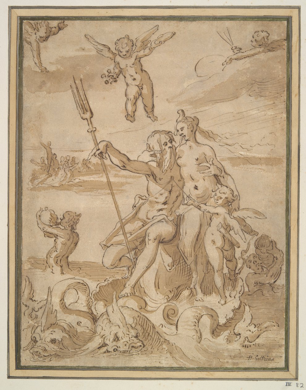 Neptun und Amphitrite von Unknown
