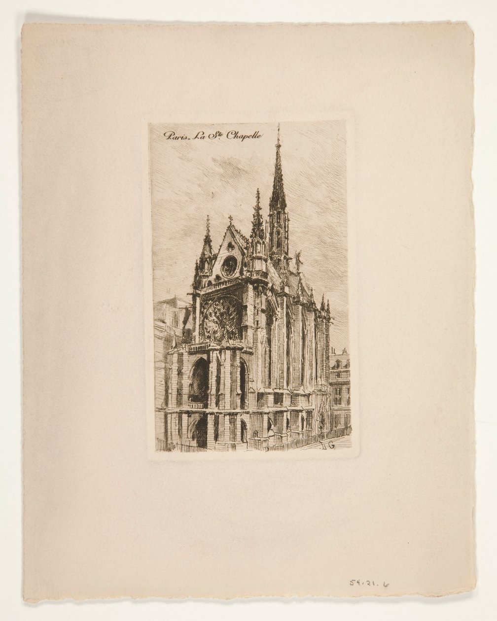 Paris, La Ste. Chapelle von Unknown