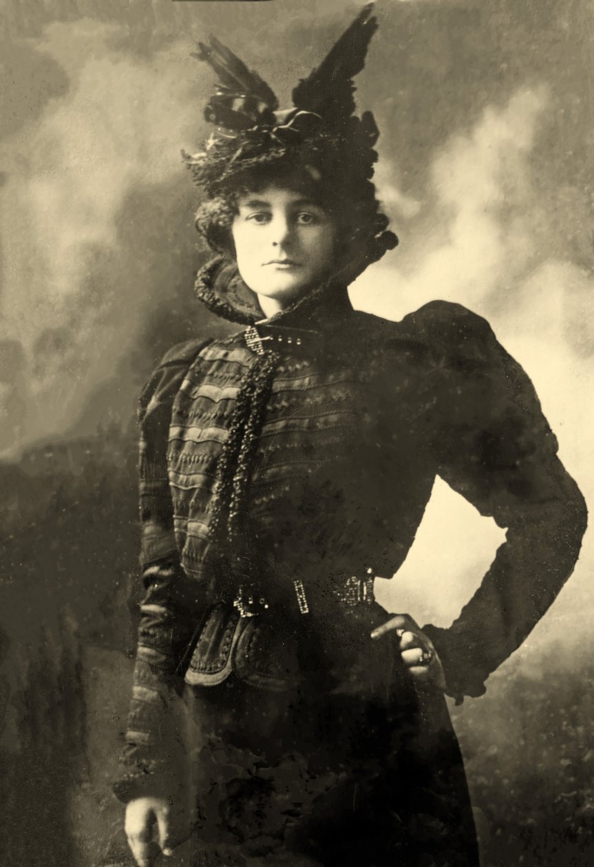 Porträt von Maude Gonne McBride (1866 – 1953) von Unknown