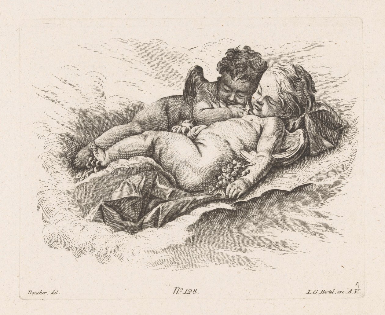 Schlafende Putti von Unknown