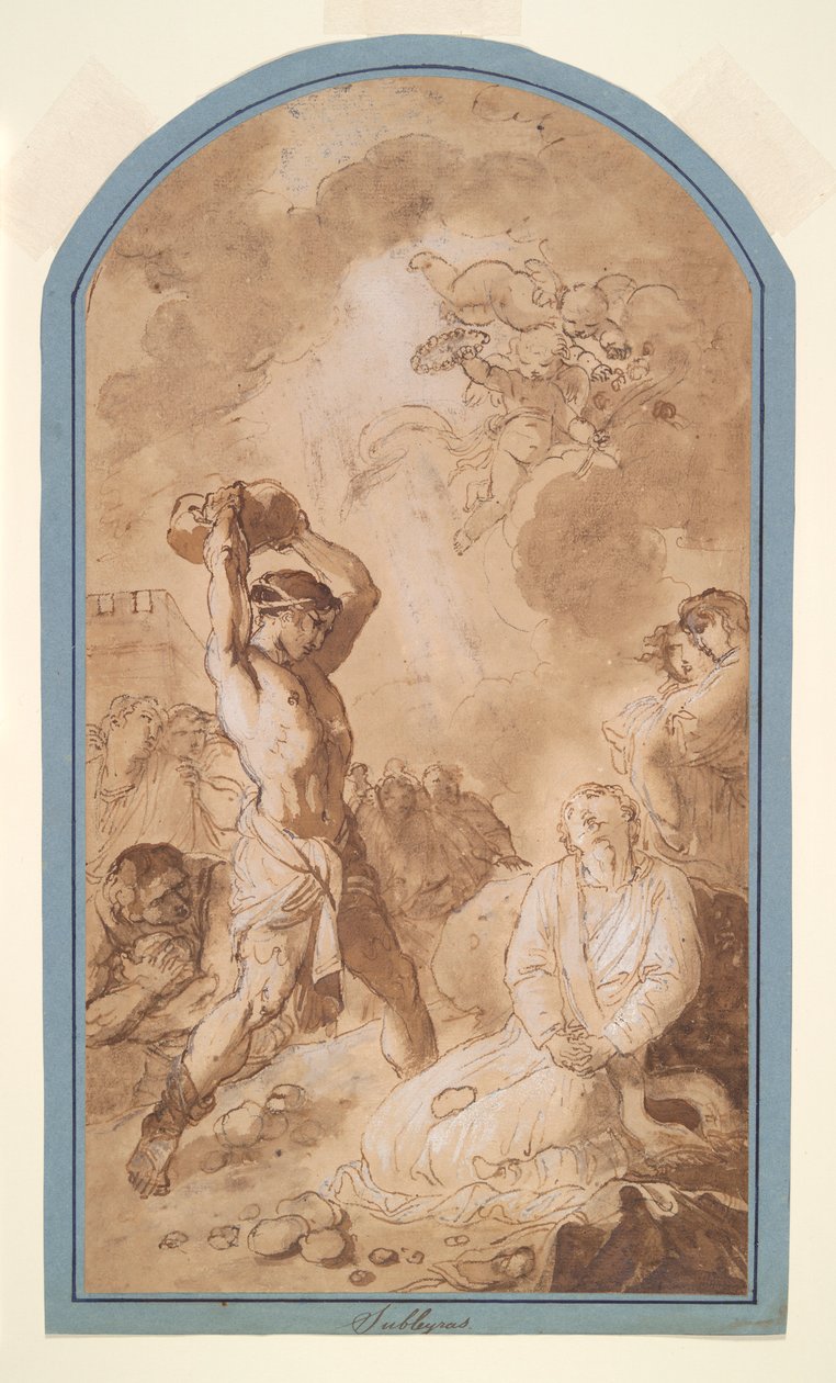 Die Steinigung des Hl. Stephanus von Unknown