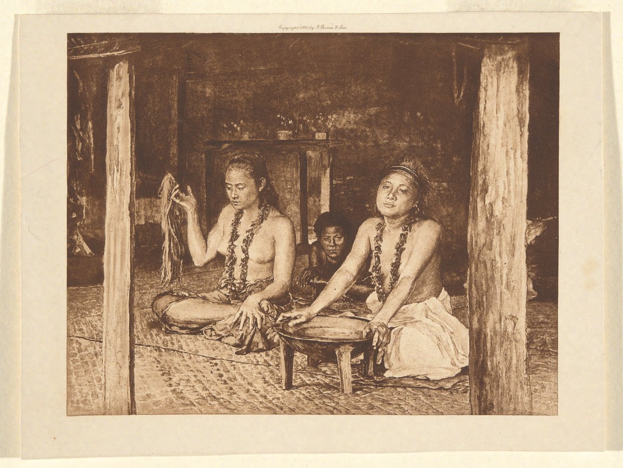 Zwei Tahitianer von Unknown