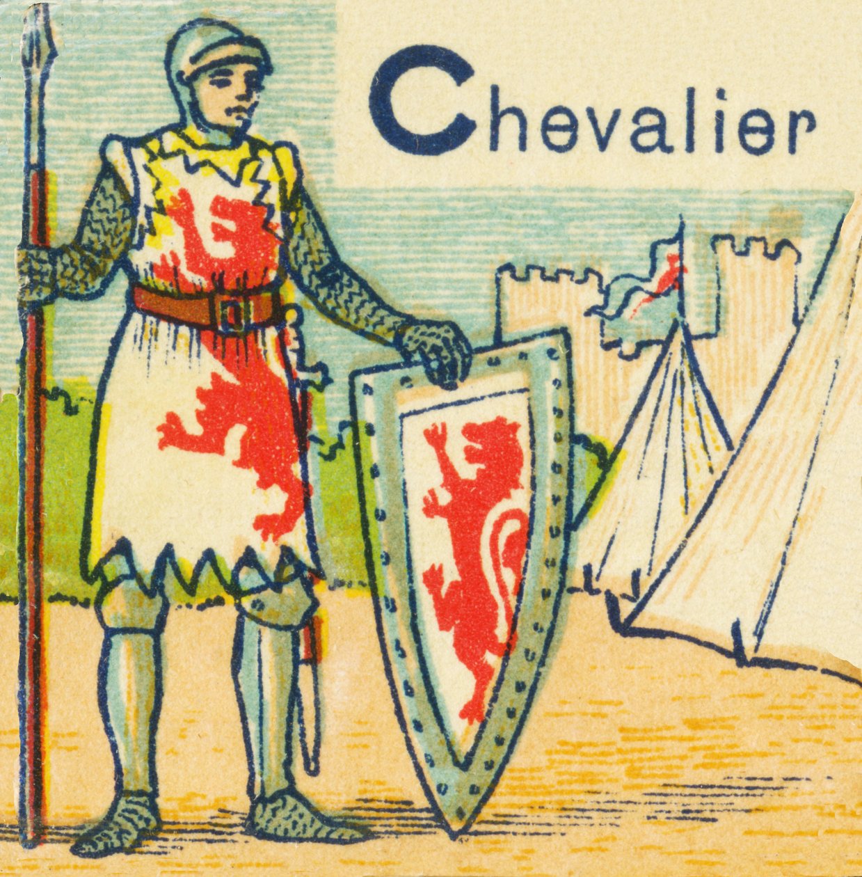 C als Ritter von Unknown artist