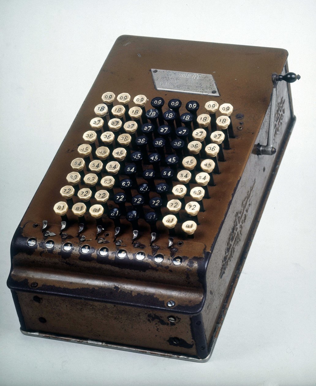 Felt-Rechner: Der Comptometer von Unknown artist