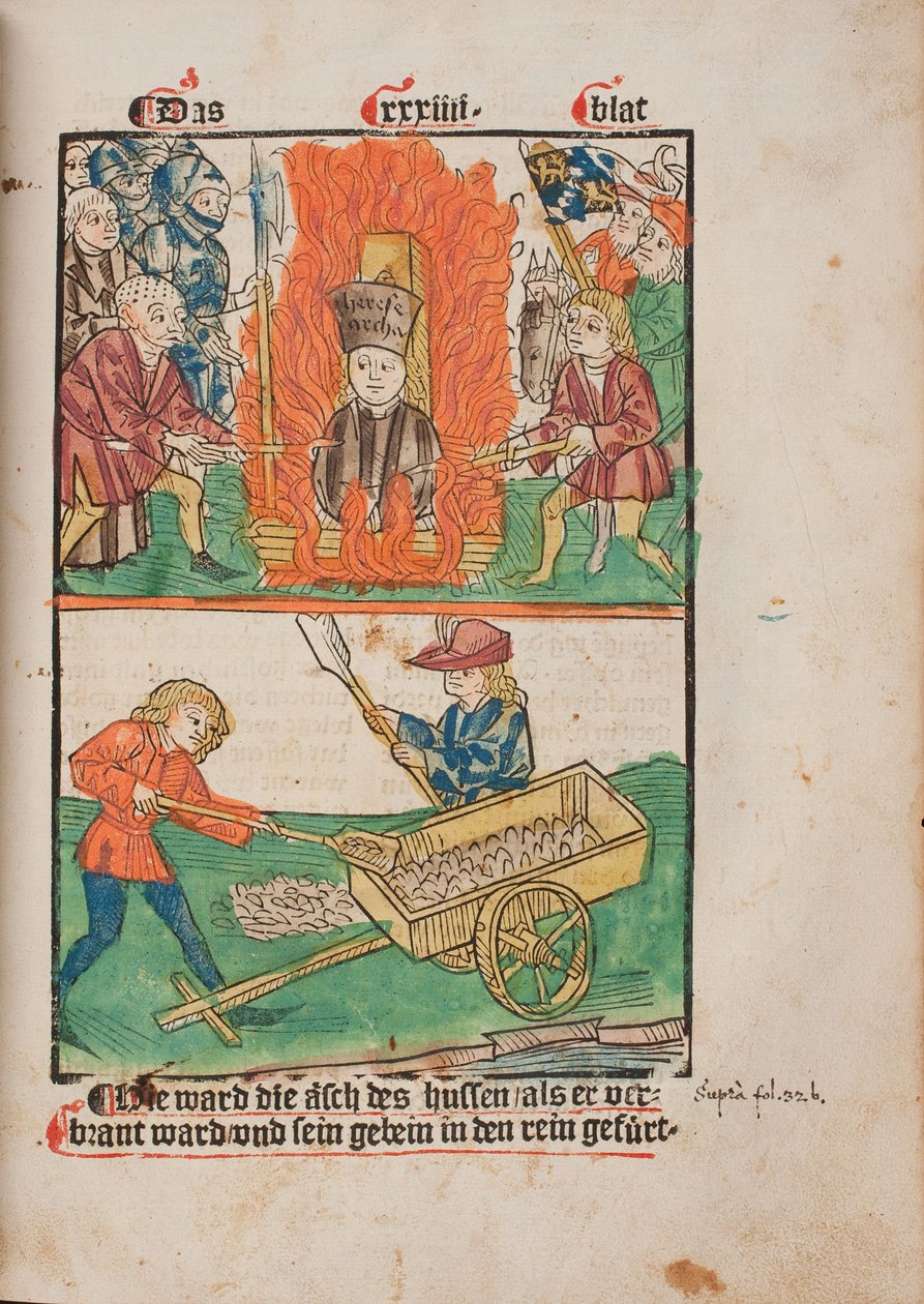 Jan Hus (oder Jean Huss) von Unknown artist
