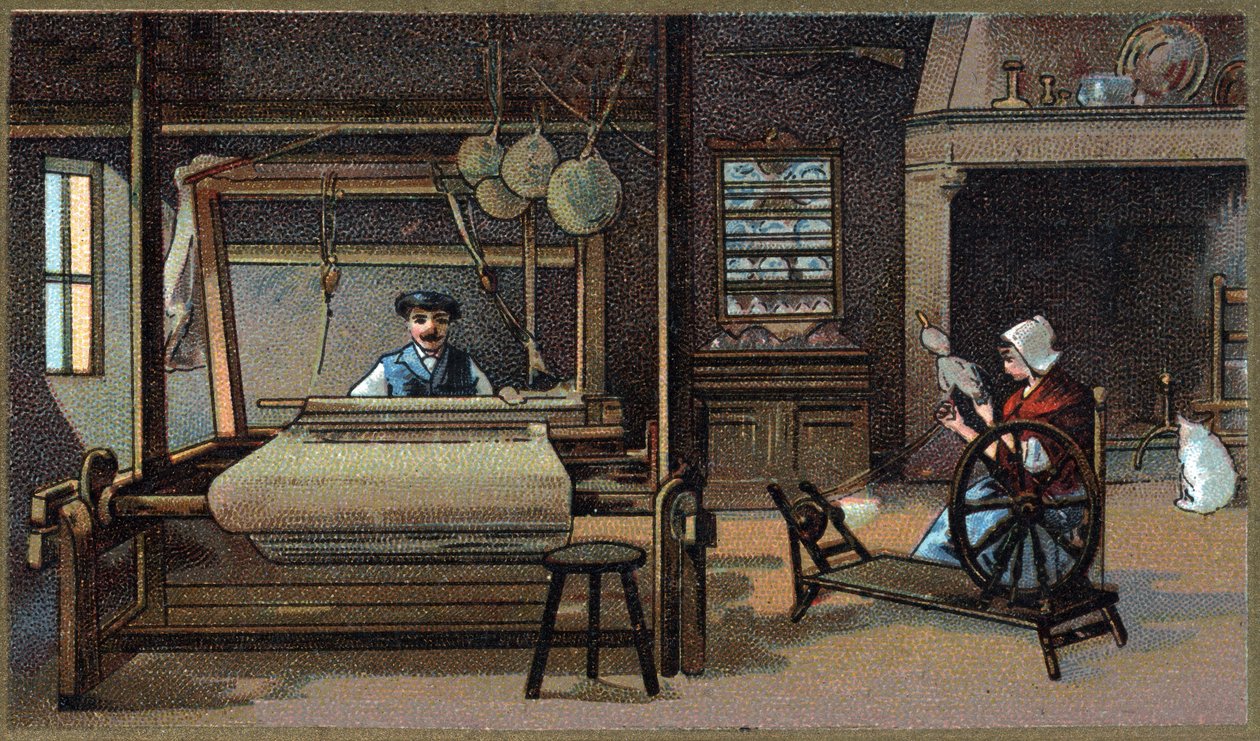 Chromolithographie aus dem späten 19. Jahrhundert. von Unknown artist