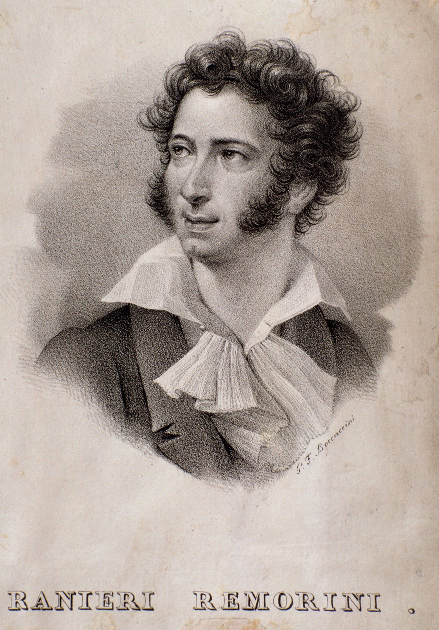 Porträt von Ranieri Remorini (Gravur) von Unknown artist