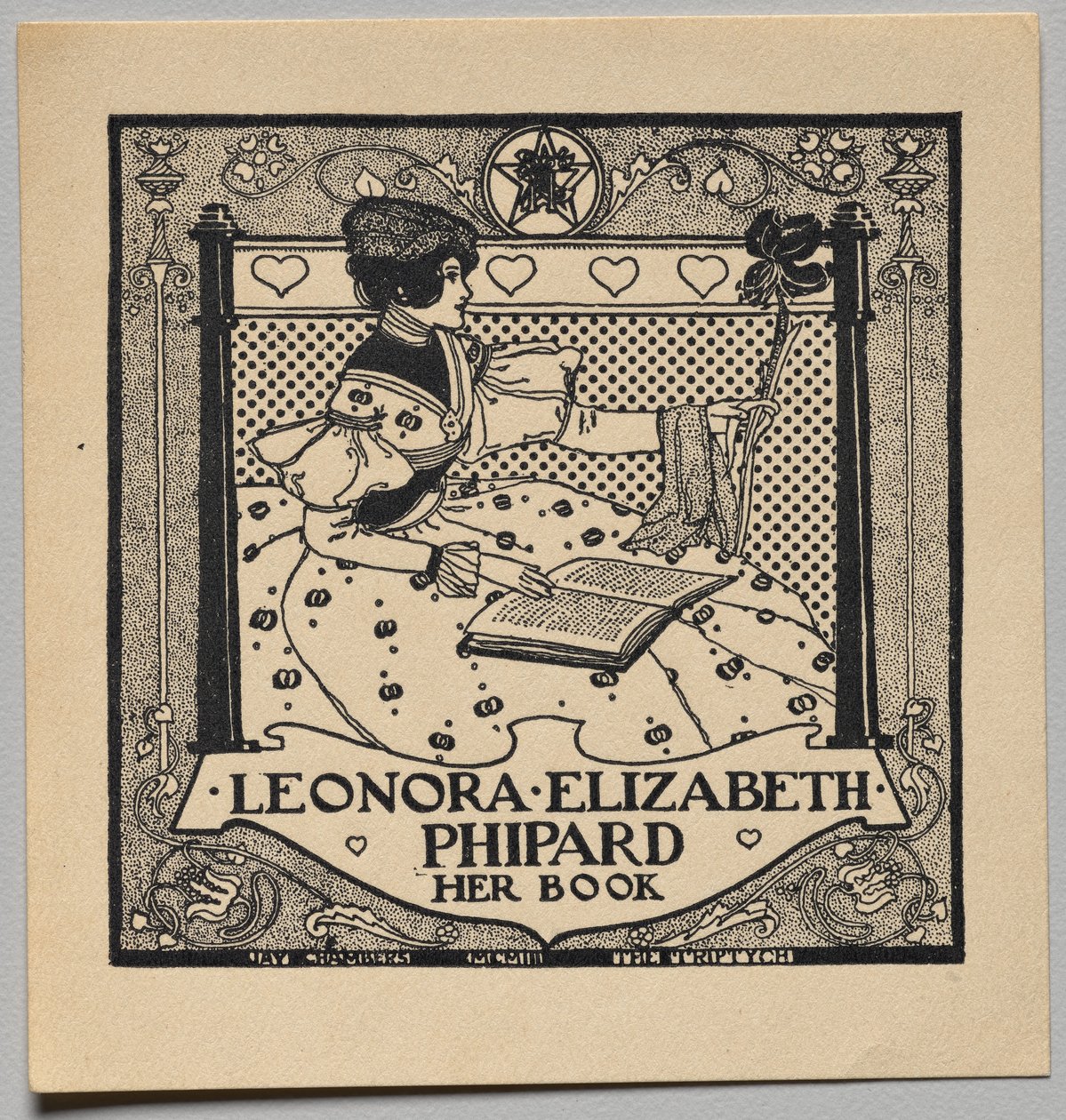 Exlibris: Leonora Elizabeth Phipard von Unknown artist