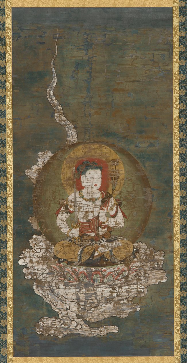 Buddhistische Gottheit: Gokei Monju (Manjushri) von Unknown artist