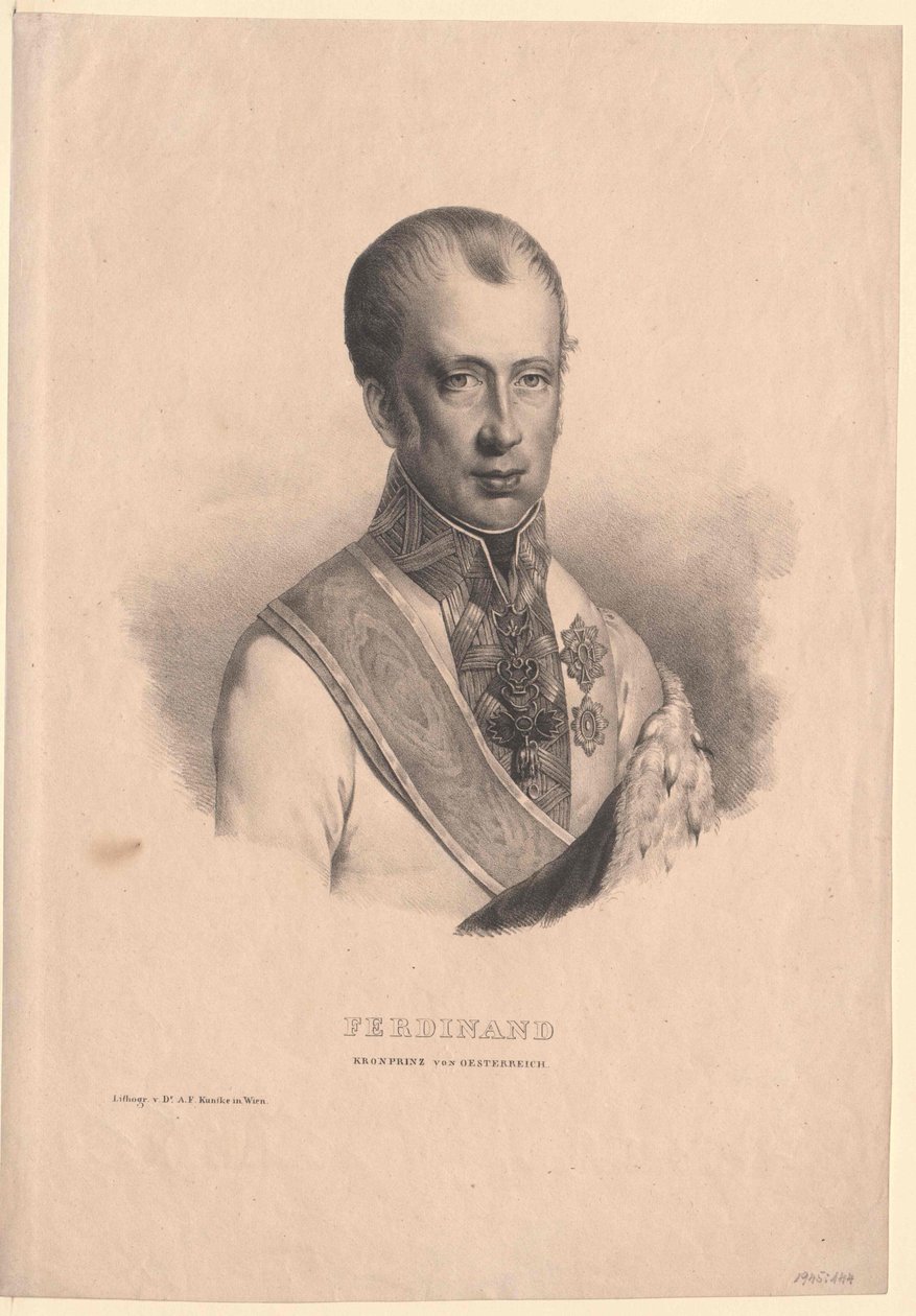 Kaiser von Österreich Ferdinand I. von Unknown artist