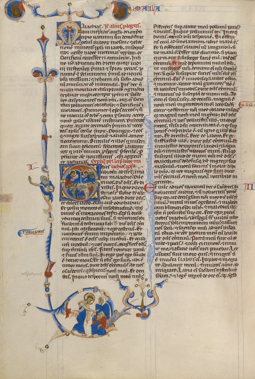 Initiale O: Bischöfe und Mönche von Unknown artist