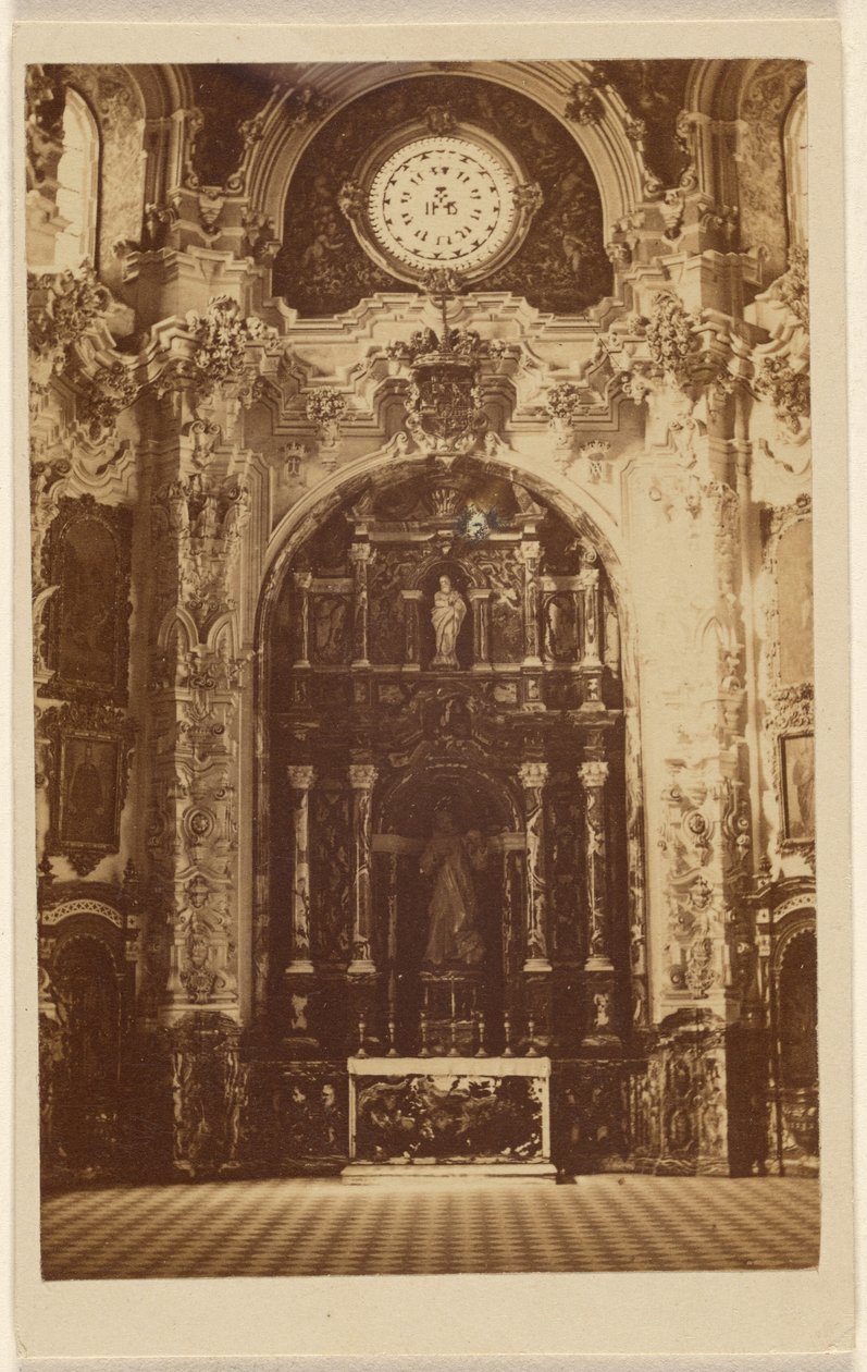 [Innenraum einer unidentifizierten Kirche] von Unknown artist