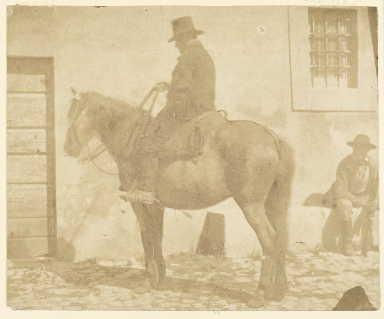 Mann zu Pferd von Unknown artist