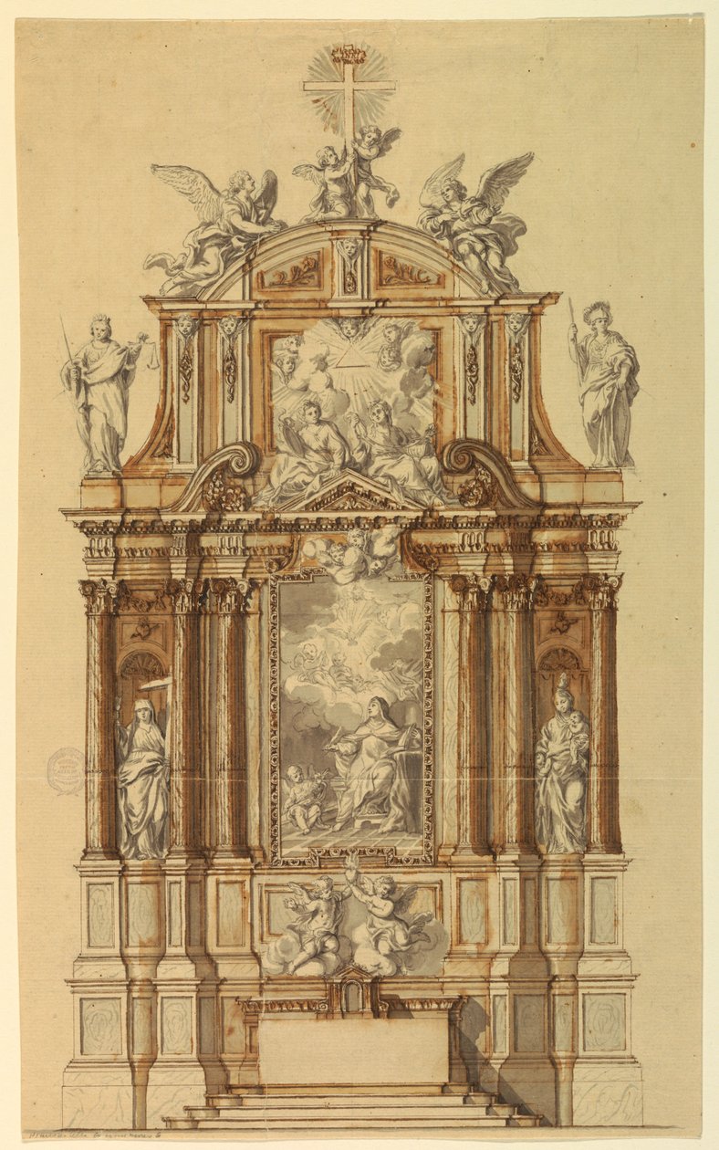 Entwurf für einen Altar von Unknown artist