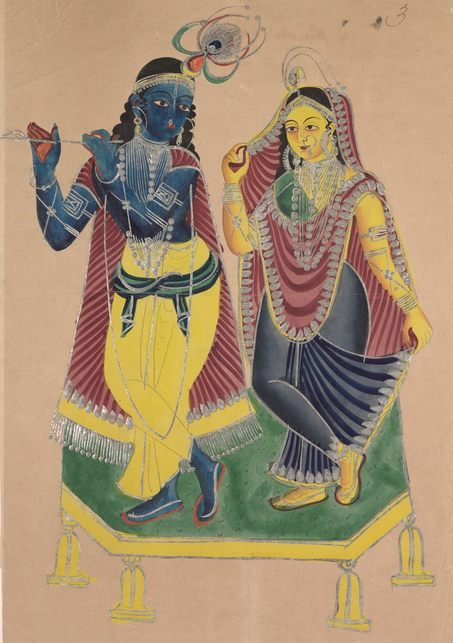 Radha und Krishna von Unknown artist