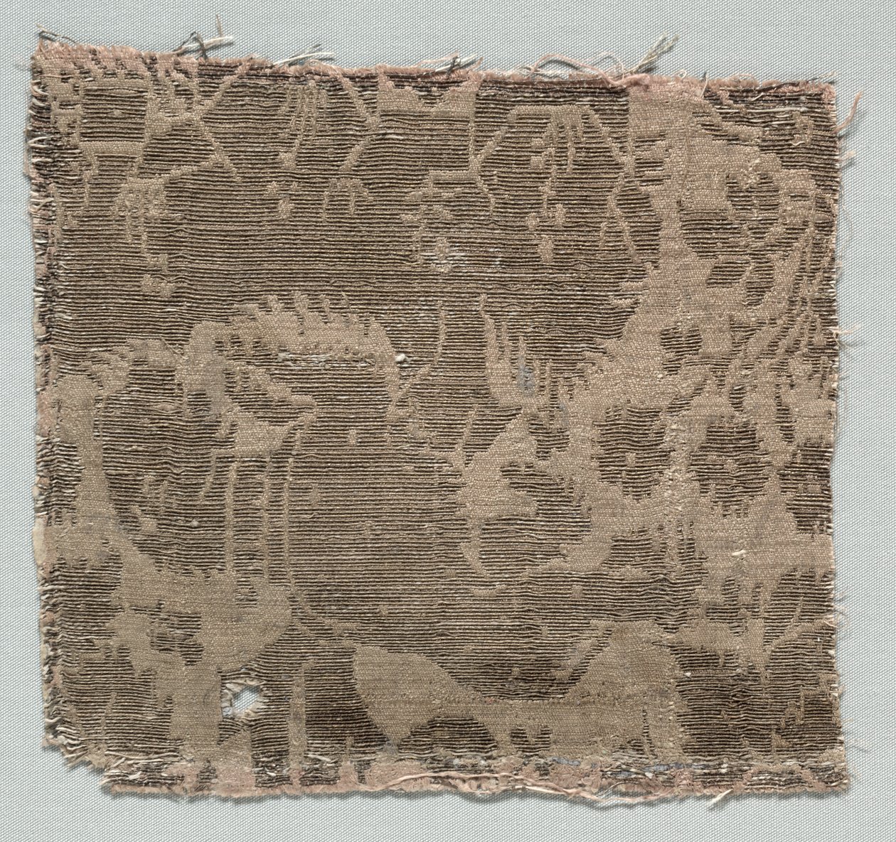 Seidenfragment von Unknown artist