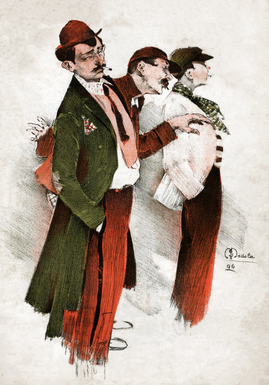 Diebe in Paris (Stich 1896) von Unknown artist