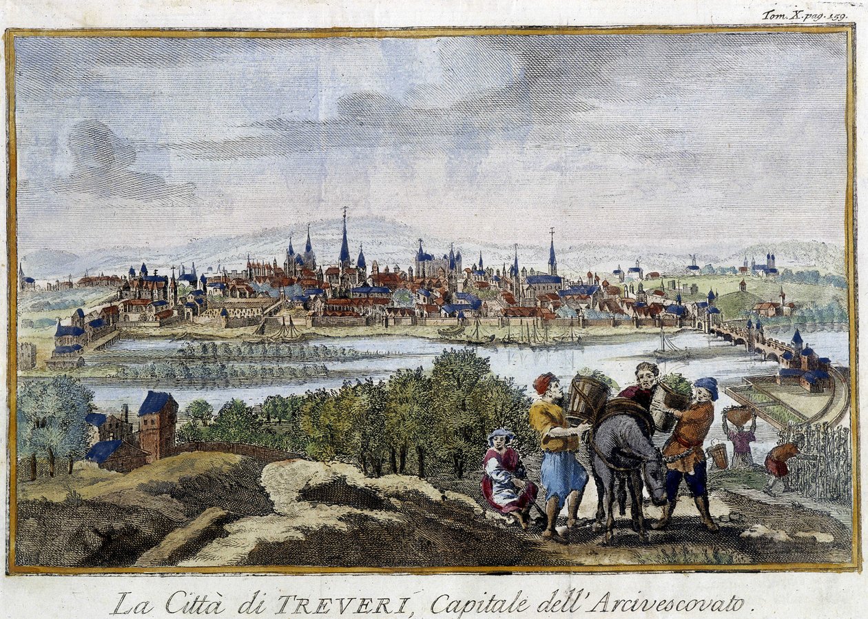 Trier um 1790 von Unknown artist