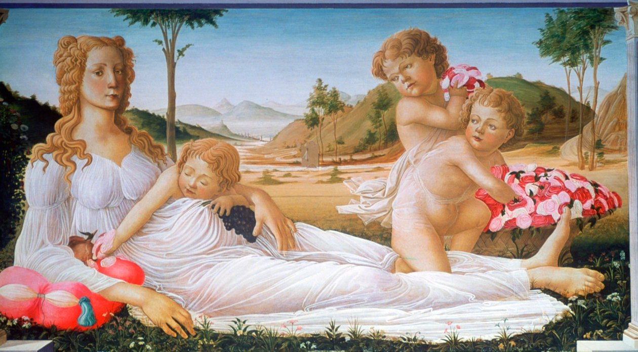 Eine Allegorie von Unknown follower of Botticelli