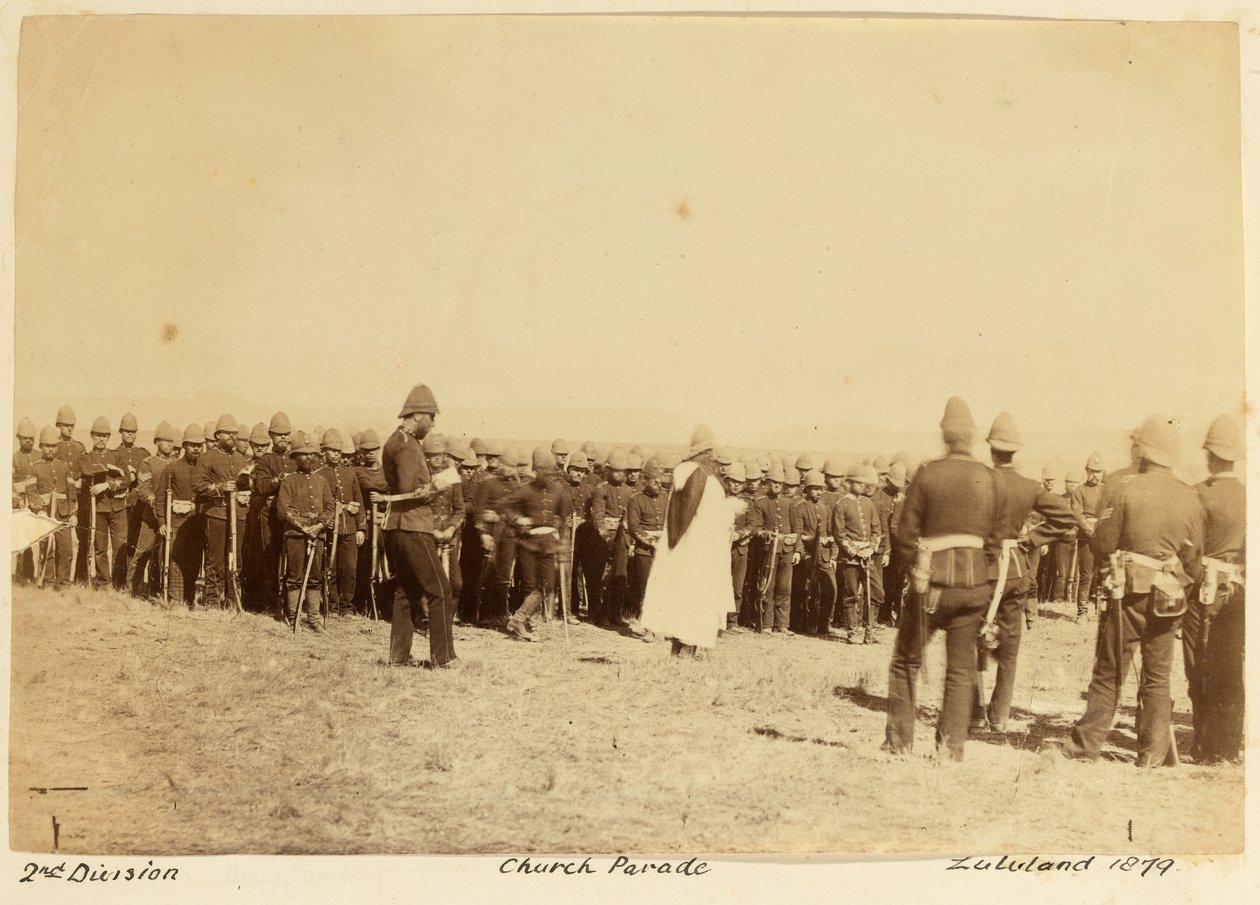 Kirchenparade der 2. Division, Zululand von Unknown photographer