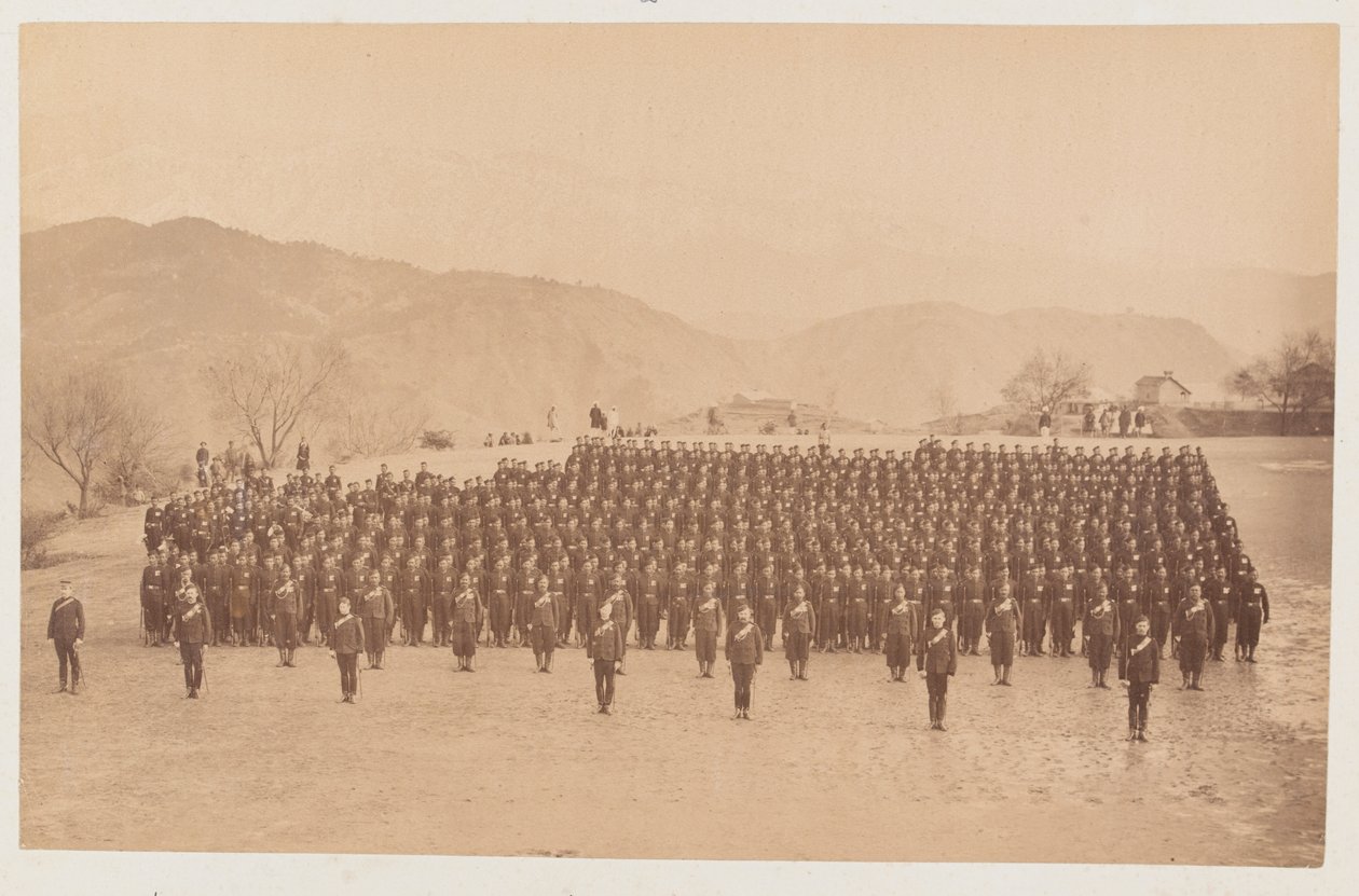 4. Gurkha (Gewehr) Regiment bei der Parade von Unknown photographer