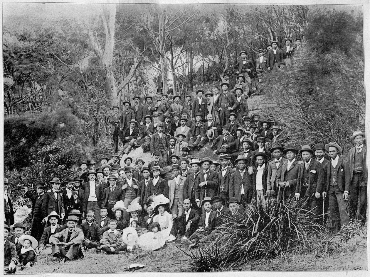 Chinesische Versammlung in Australien von Unknown photographer