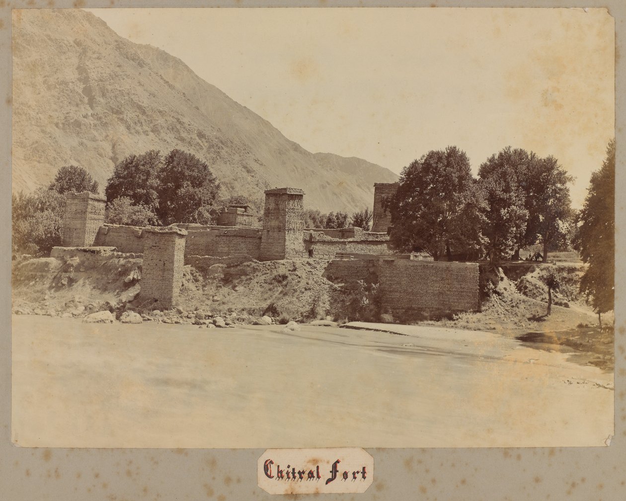 Chitral Fort, 1895 von Unknown