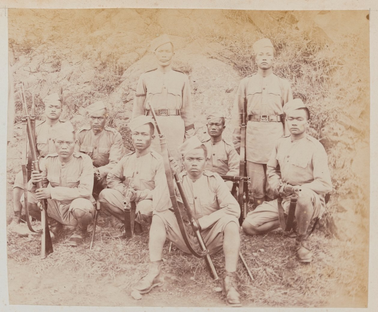 Abteilung des 4. Goorkha Regiments von Unknown photographer
