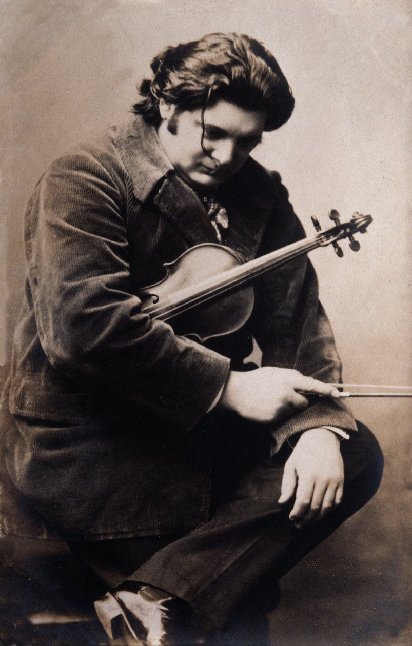 Porträt von Eugene Ysaye von Unknown photographer