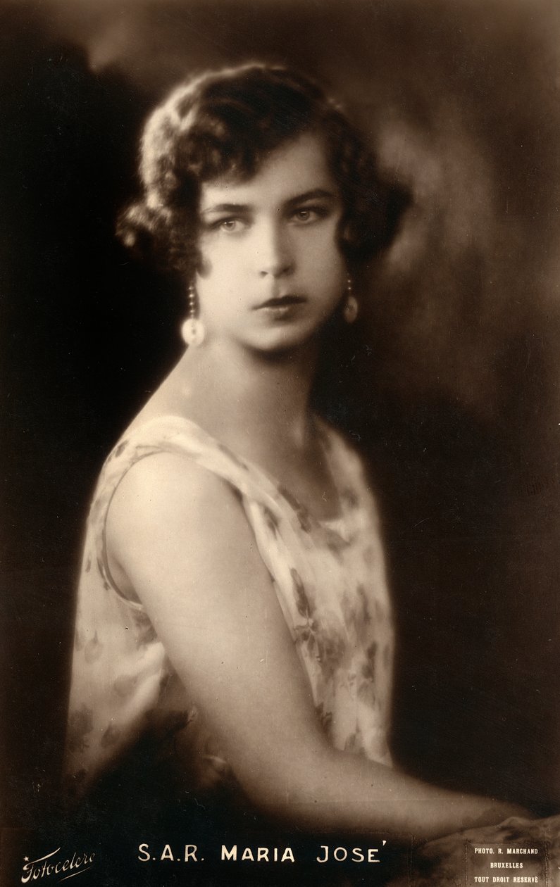 Prinzessin Maria Jose (1906-2001) von Unknown photographer