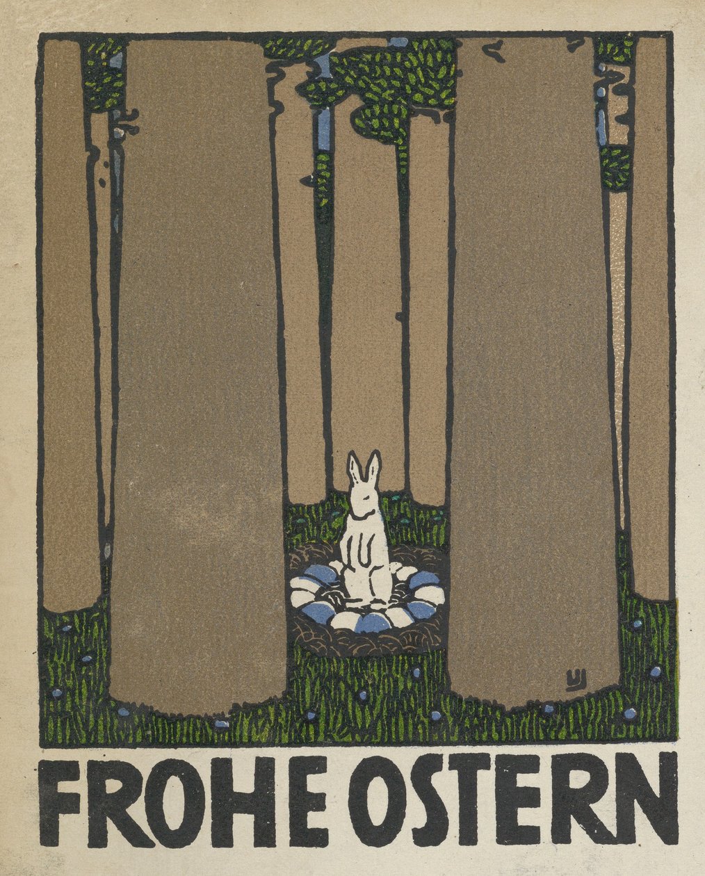 Frohe Ostern, 1908 von Urban Janke