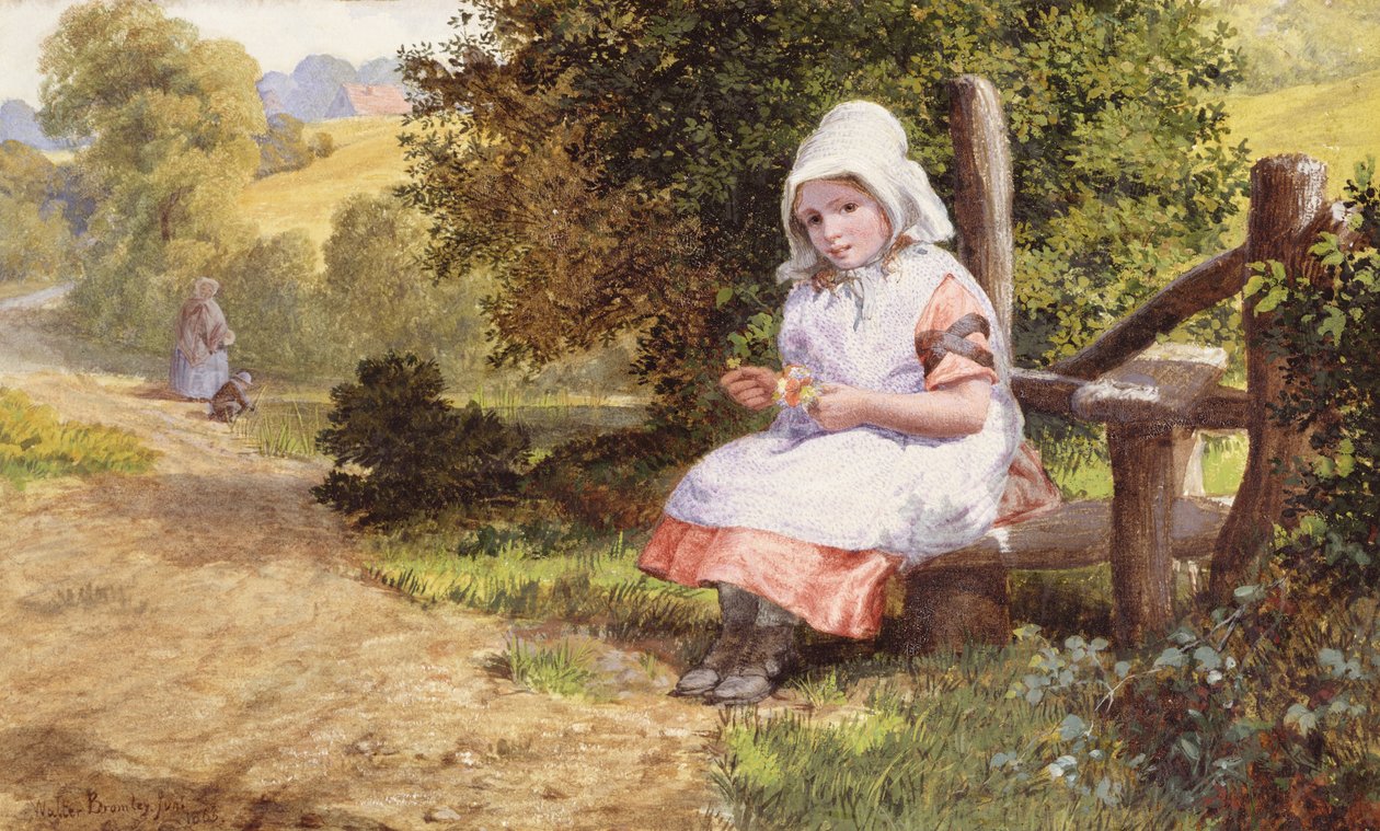 Rastend, 1865 von Valentine Walter Lewis Bromley