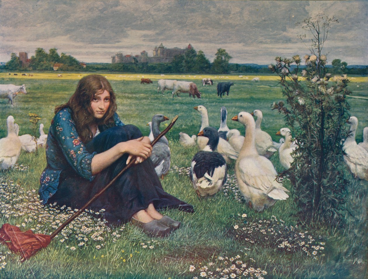 Das Gänsemädchen, ca. 1878, ca. 1915 von Valentine Cameron Prinsep