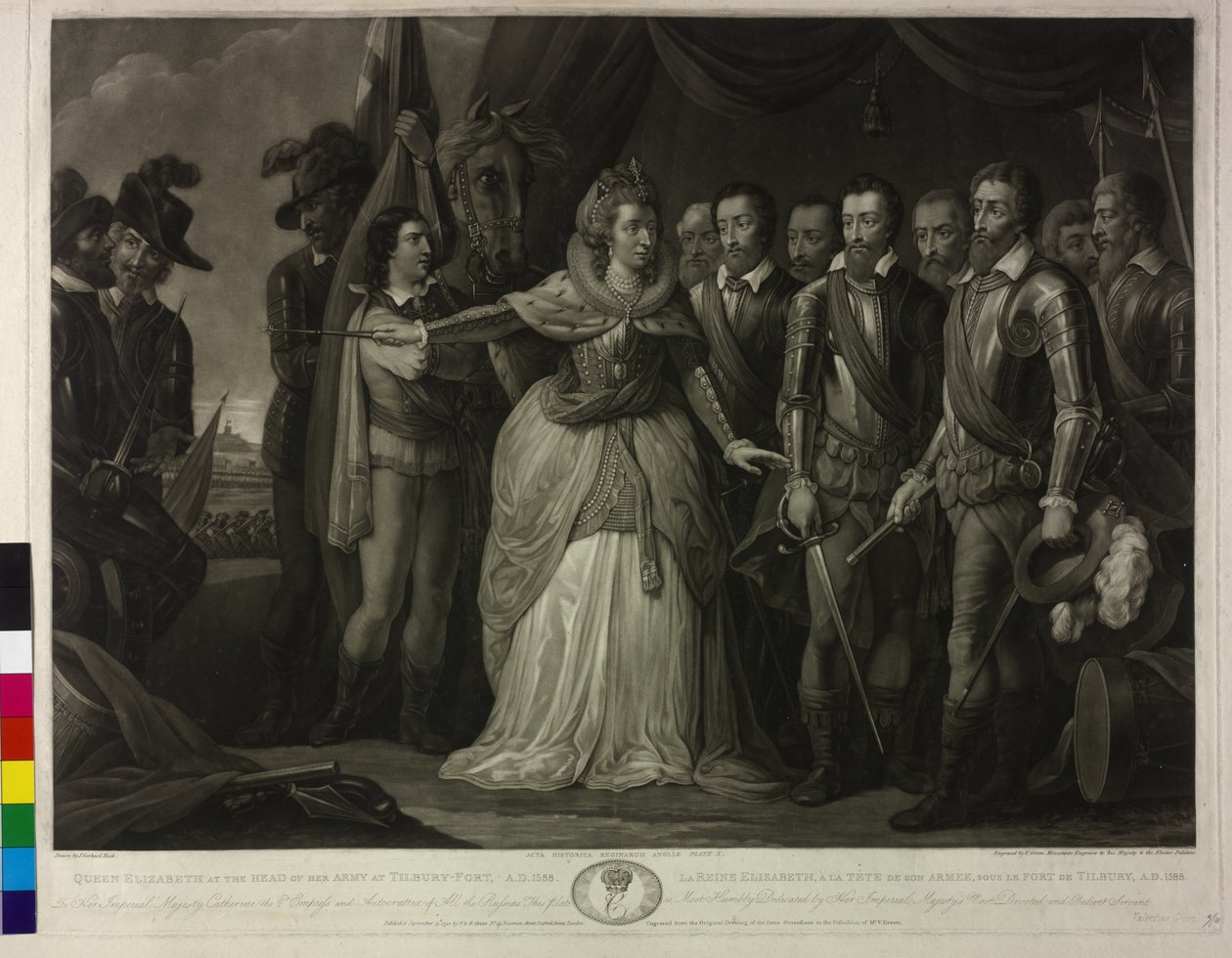 Königin von England Elisabeth I von Valentine Green