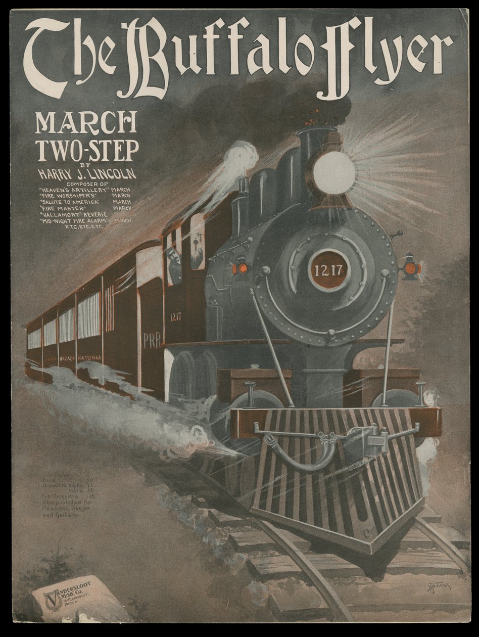 Der Büffelflieger, ca. 1770-1959 von Vandersloot Music Publishing Company