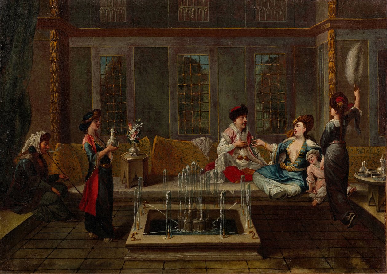 Das Gespräch, 1730er Jahre von Vanmour